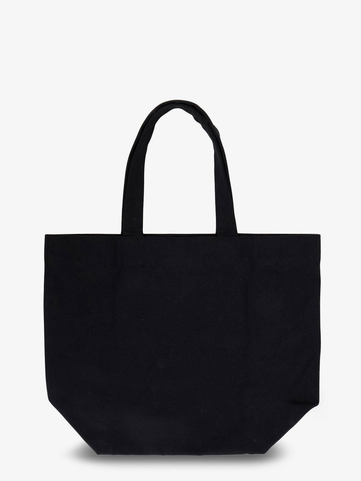 Canvas handbag with front logo