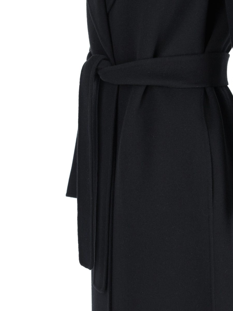 Cappotto a Vestaglia in Drap di Lana