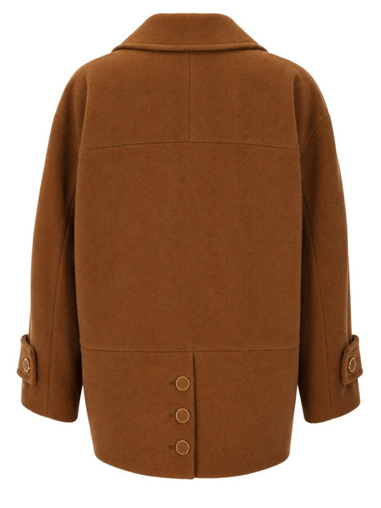 CAPPOTTO CORTO DOPPIOPETTO IN LANA