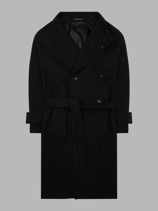 Cappotto Doppiopetto Con Cintura