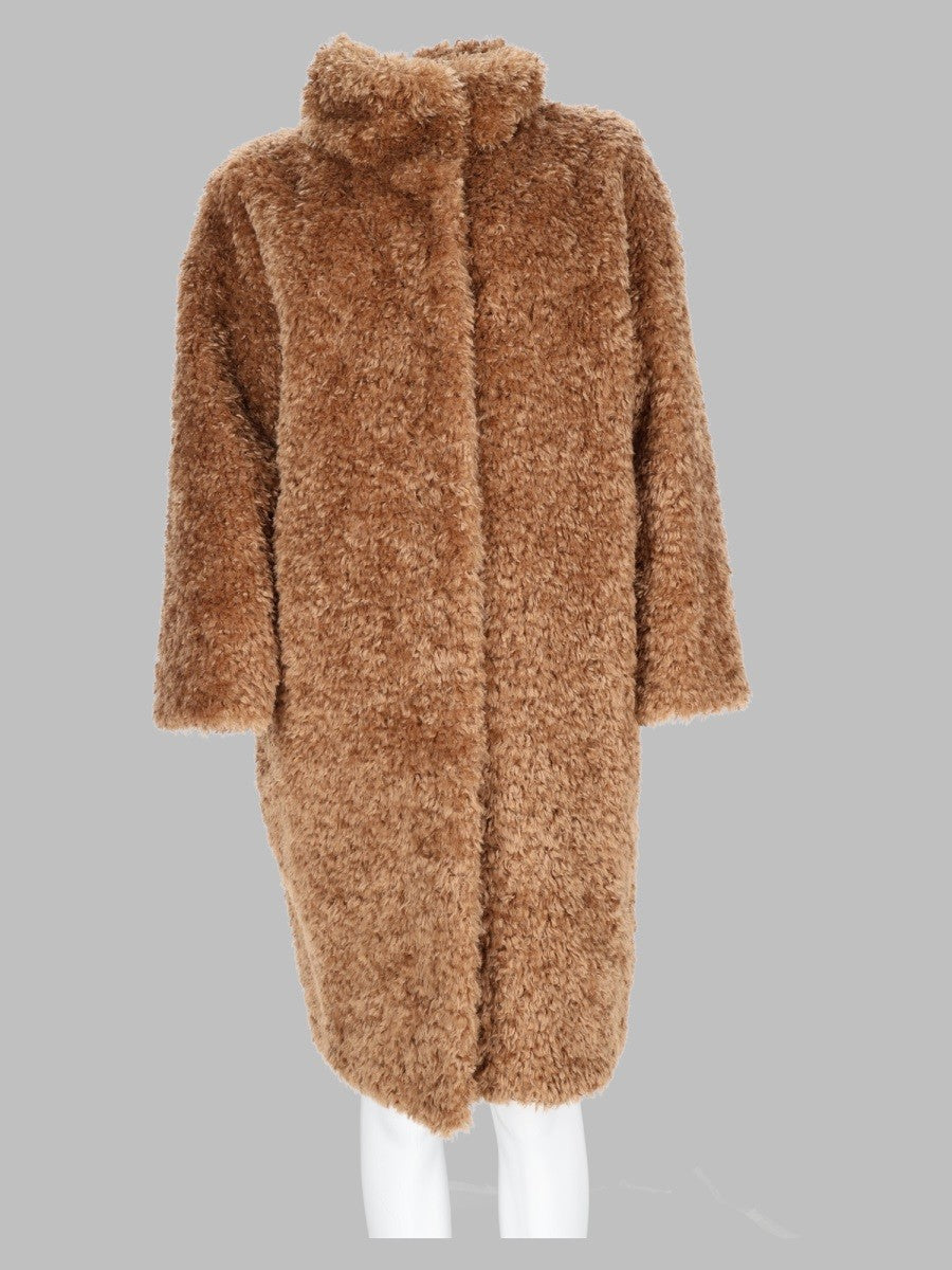 Cappotto Teddy Curly in Ecopelliccia