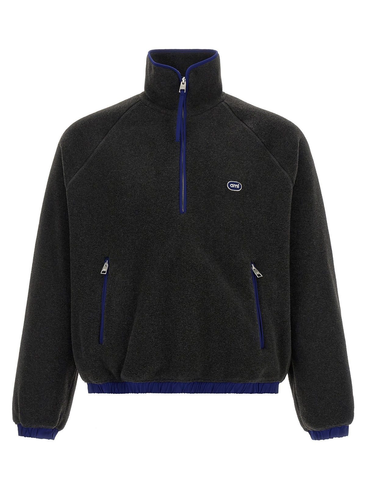 Carbon grey vareuse sweatshirt