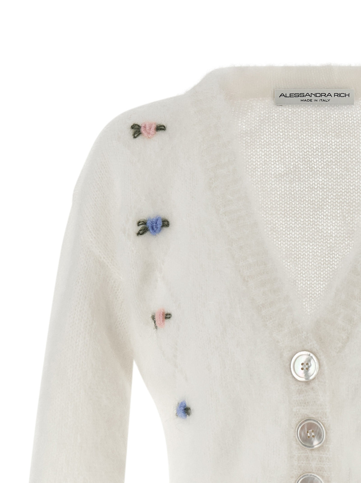'Carded Mohair' cardigan
