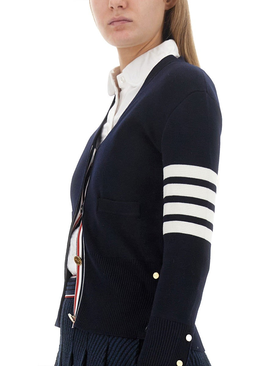 CARDIGAN CON SCOLLO A V