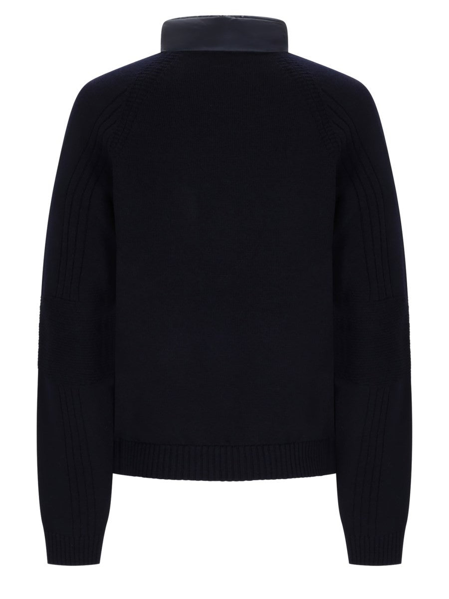 Cardigan Imbottito con Zip