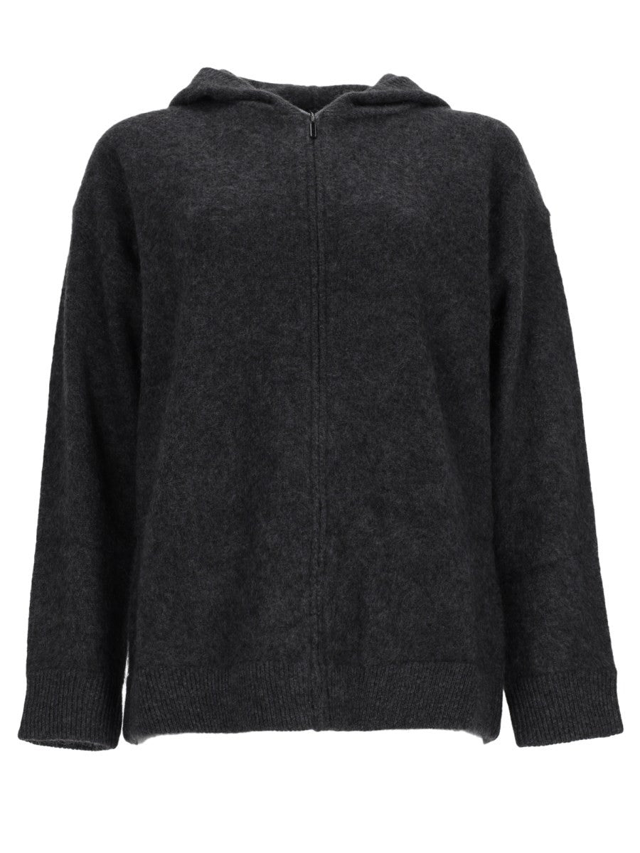 Cardigan In Filato Yak