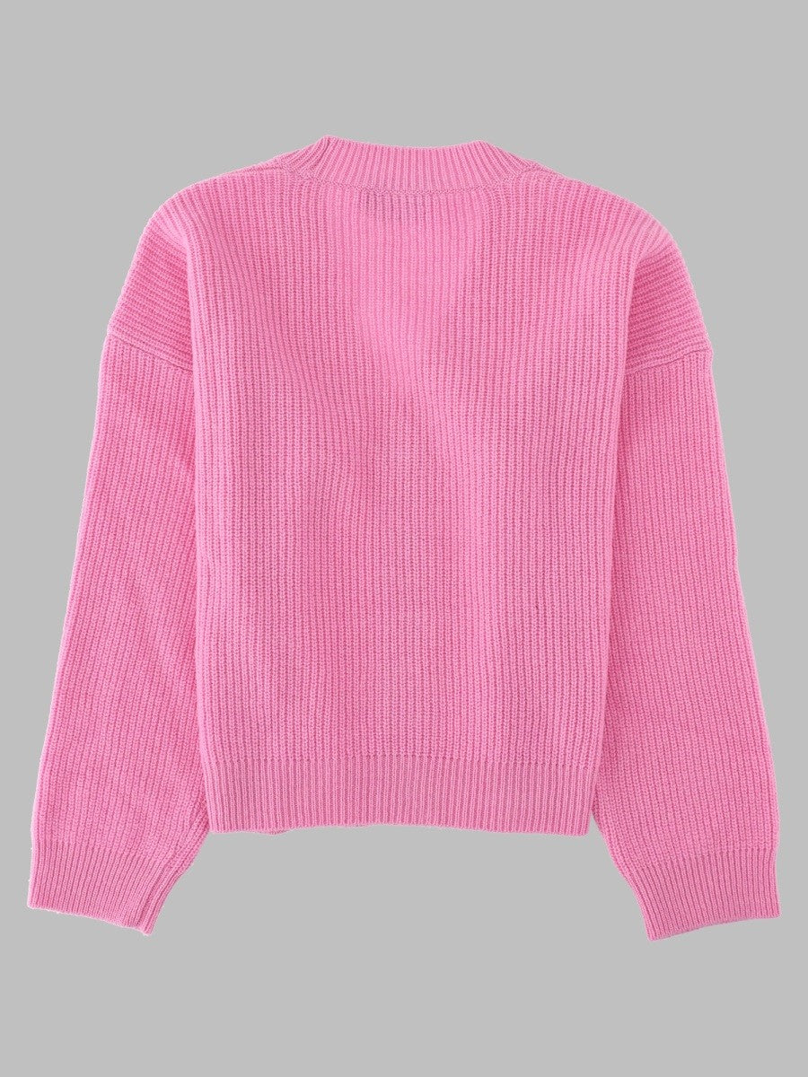 Cardigan In Lana e Cashmere