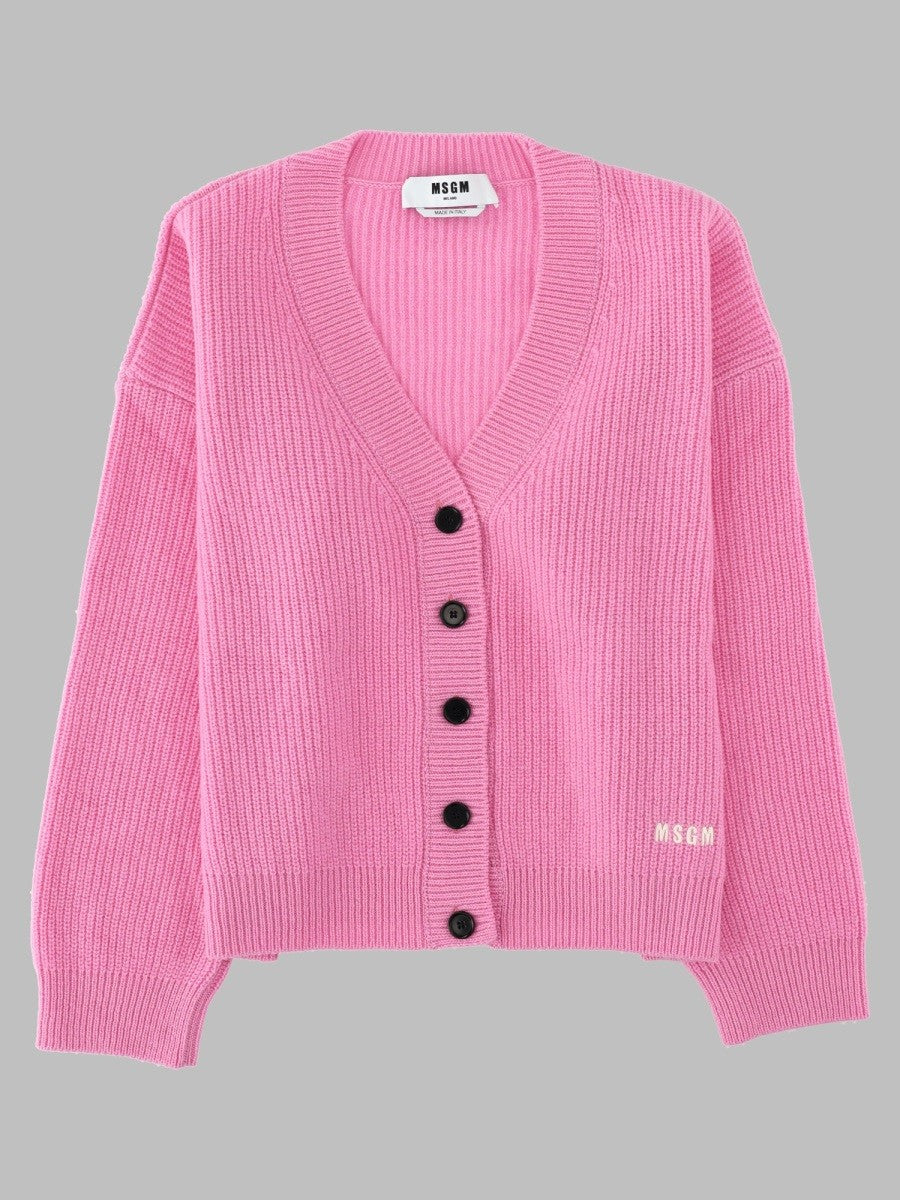 Cardigan In Lana e Cashmere
