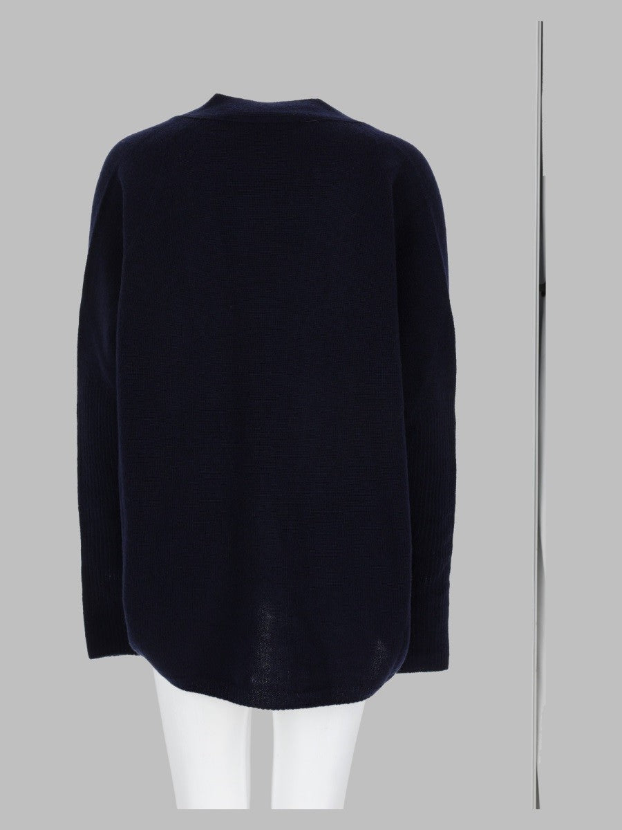 Cardigan In Lana Merino e Cashmere