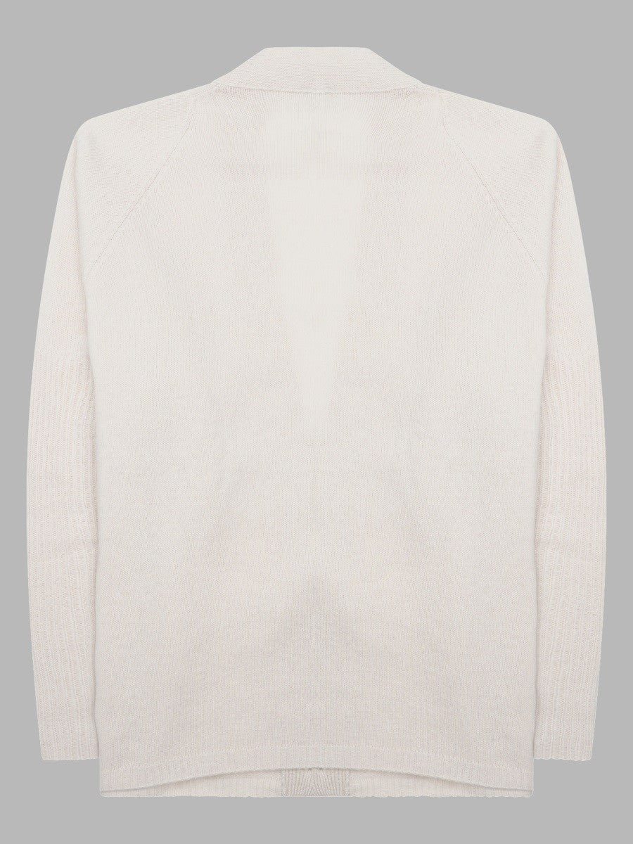 Cardigan In Lana Merino e Cashmere