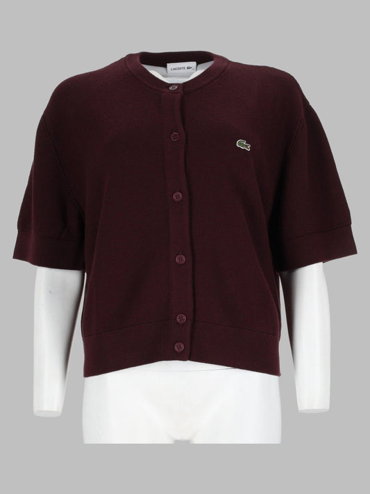 Cardigan in Misto Cotone e Lana