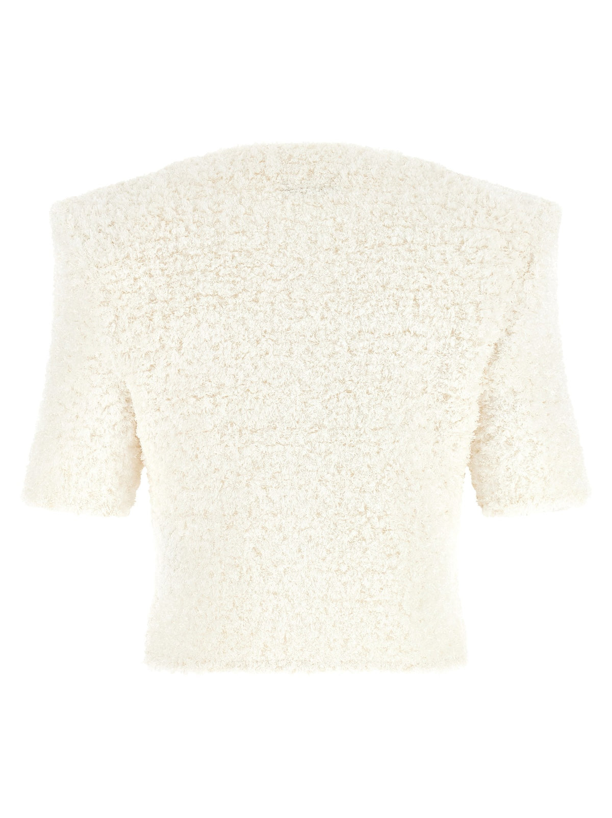 Cardigan tweed plumetis