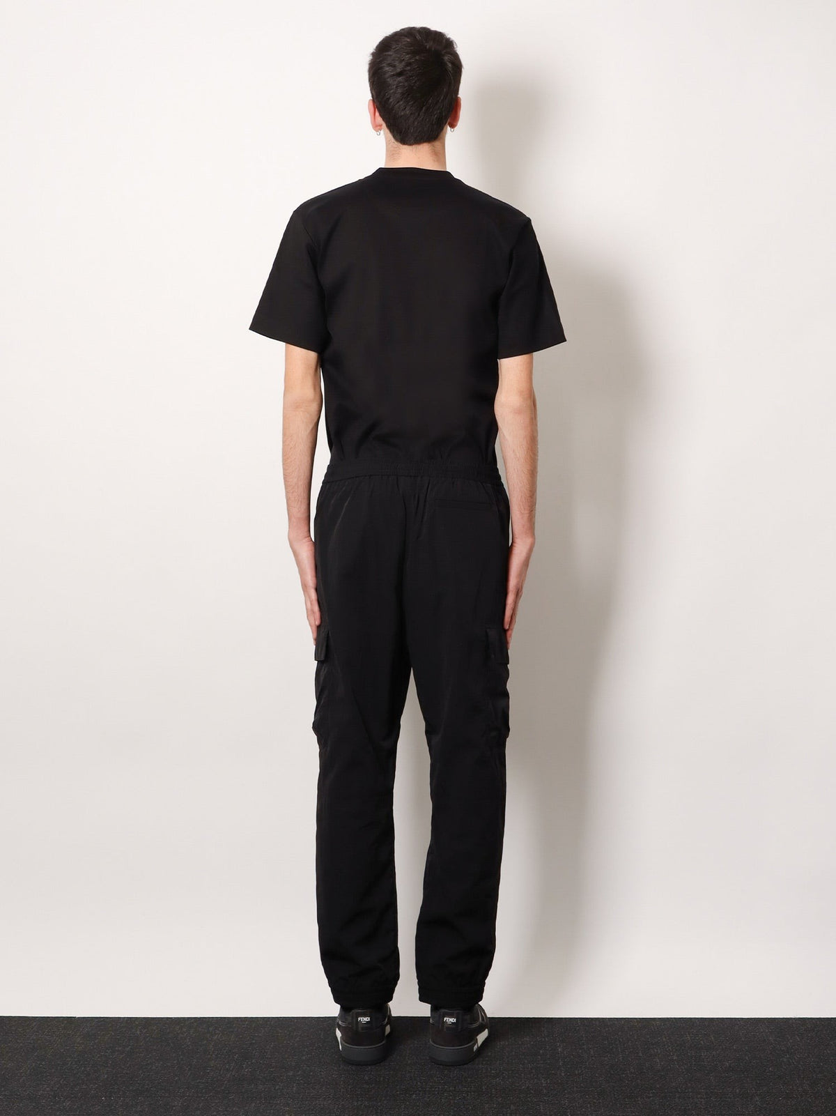 Cargo nylon trousers