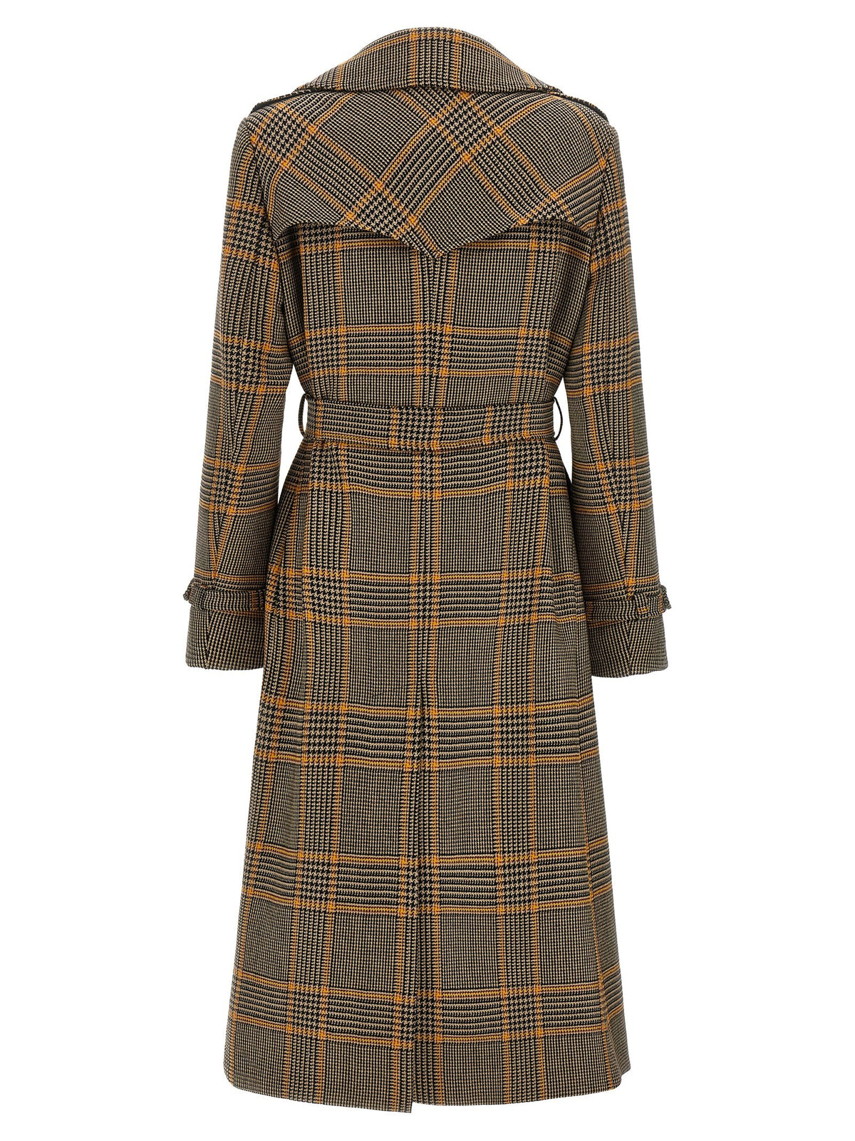 'Carola' check coat