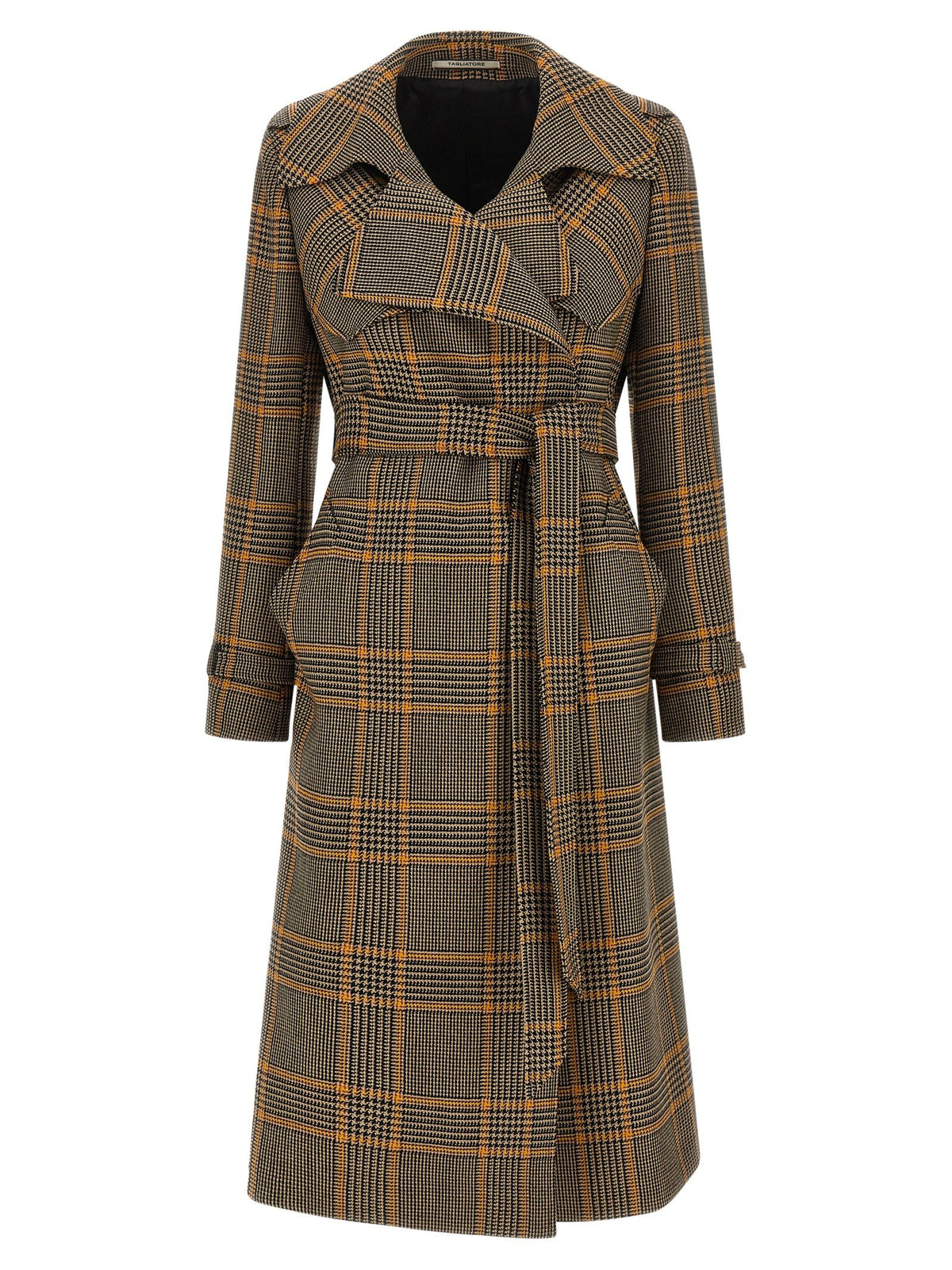 'Carola' check coat