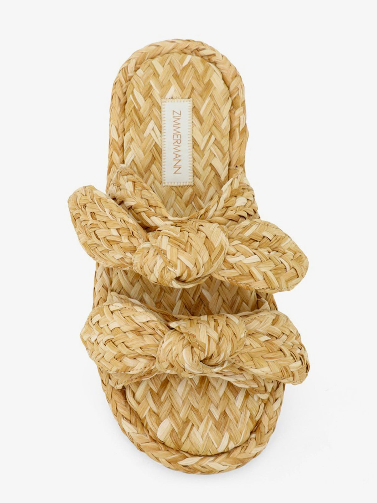 Carousel raffia sandals