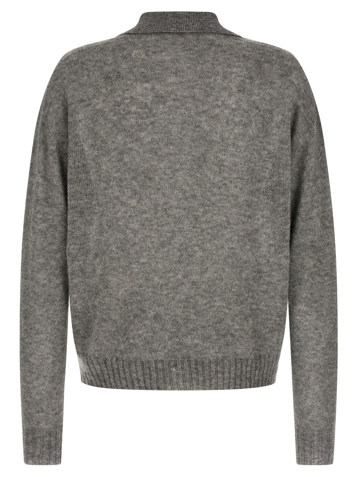 Cashmere and silk polo shirt