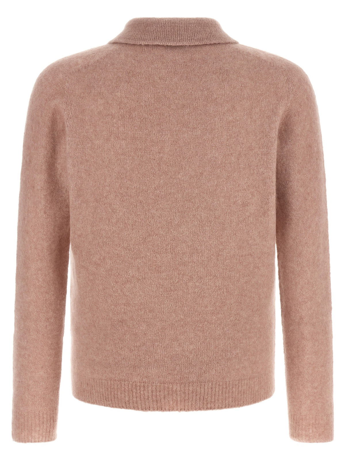 Cashmere and silk polo shirt