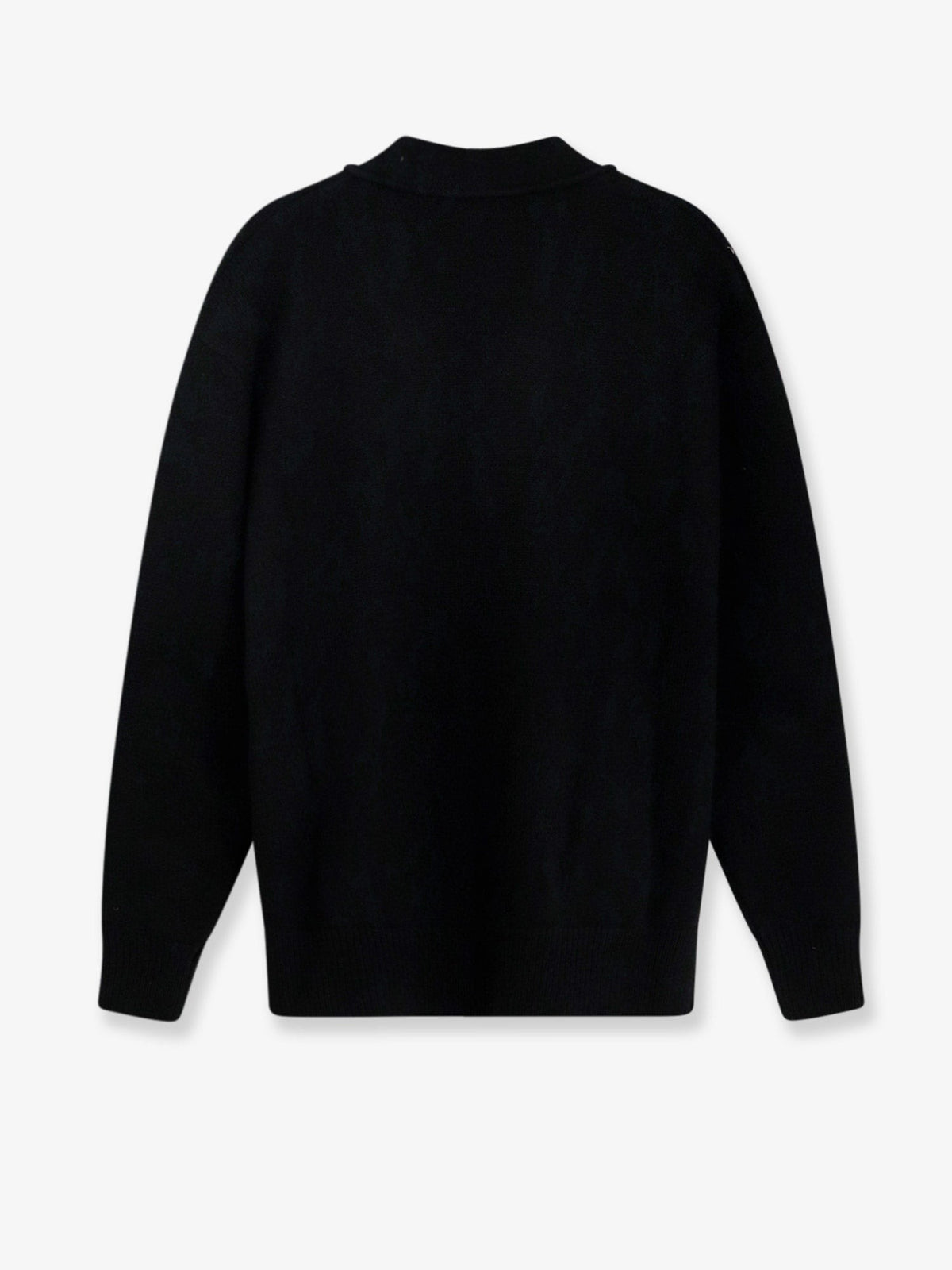 Cashmere cardigan with gold metal charms