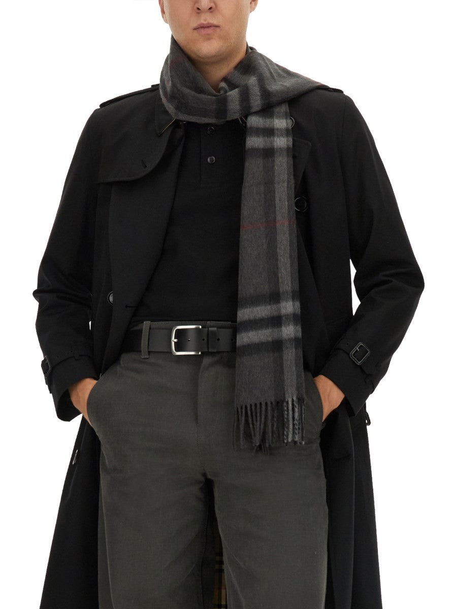 CASHMERE CHECK SCARF