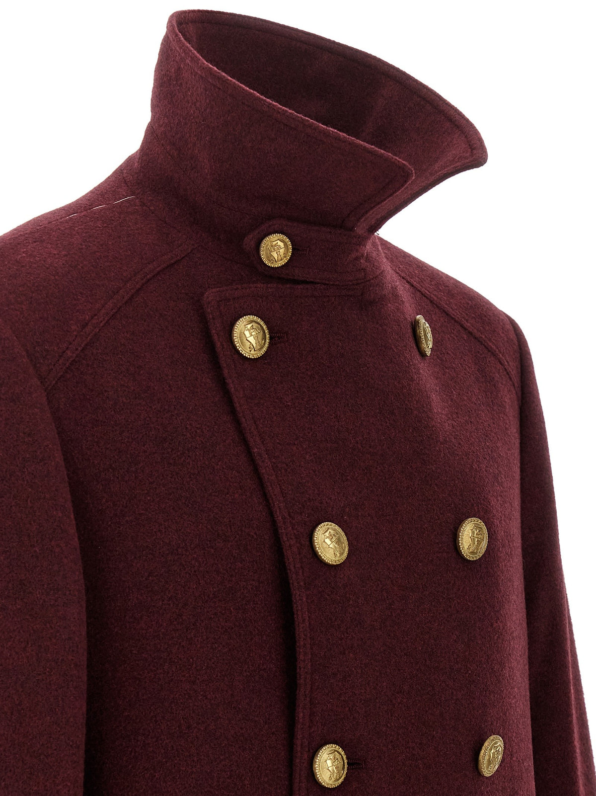 Cashmere double-breasted coat