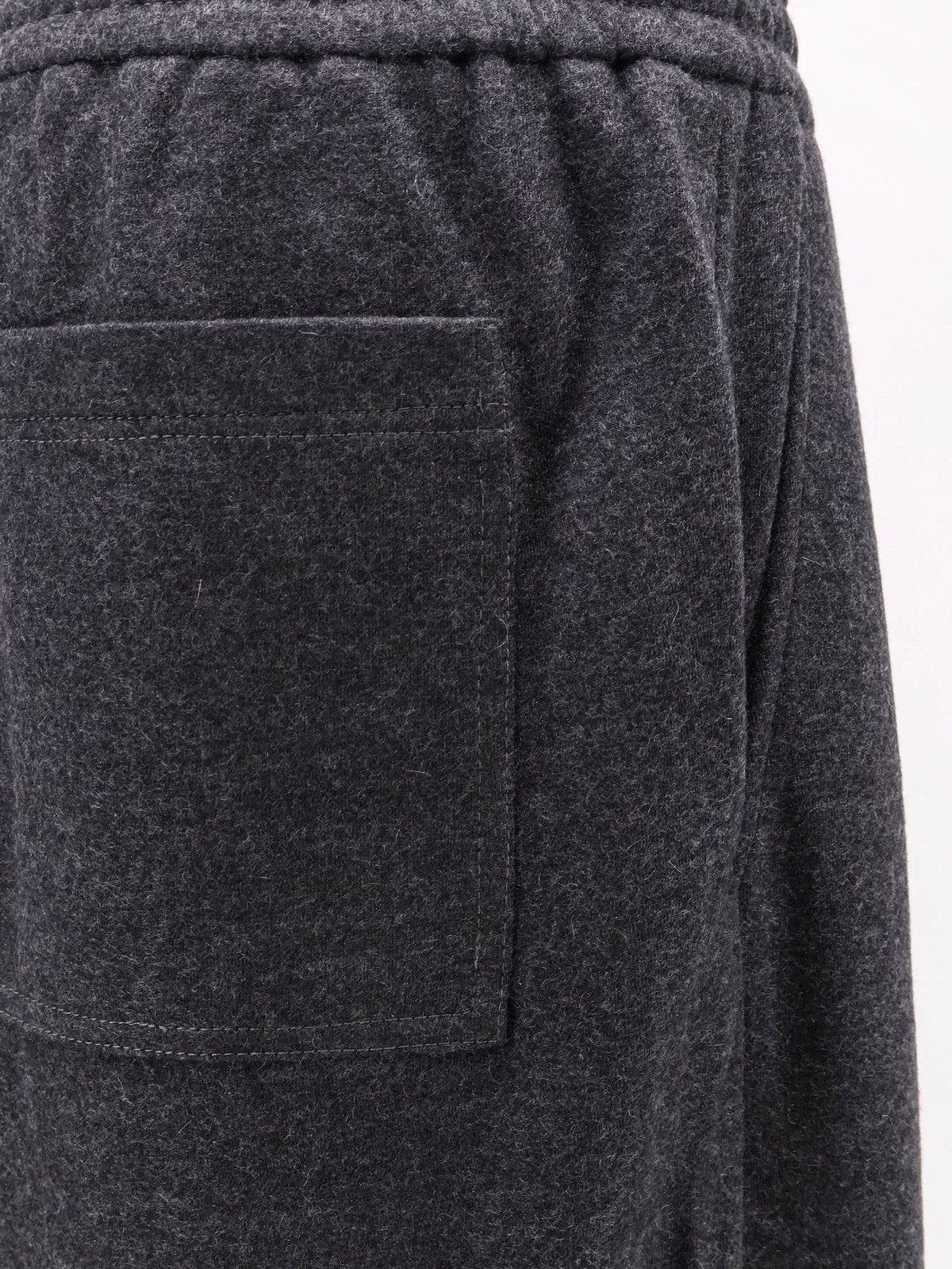 Cashmere interlock track pants