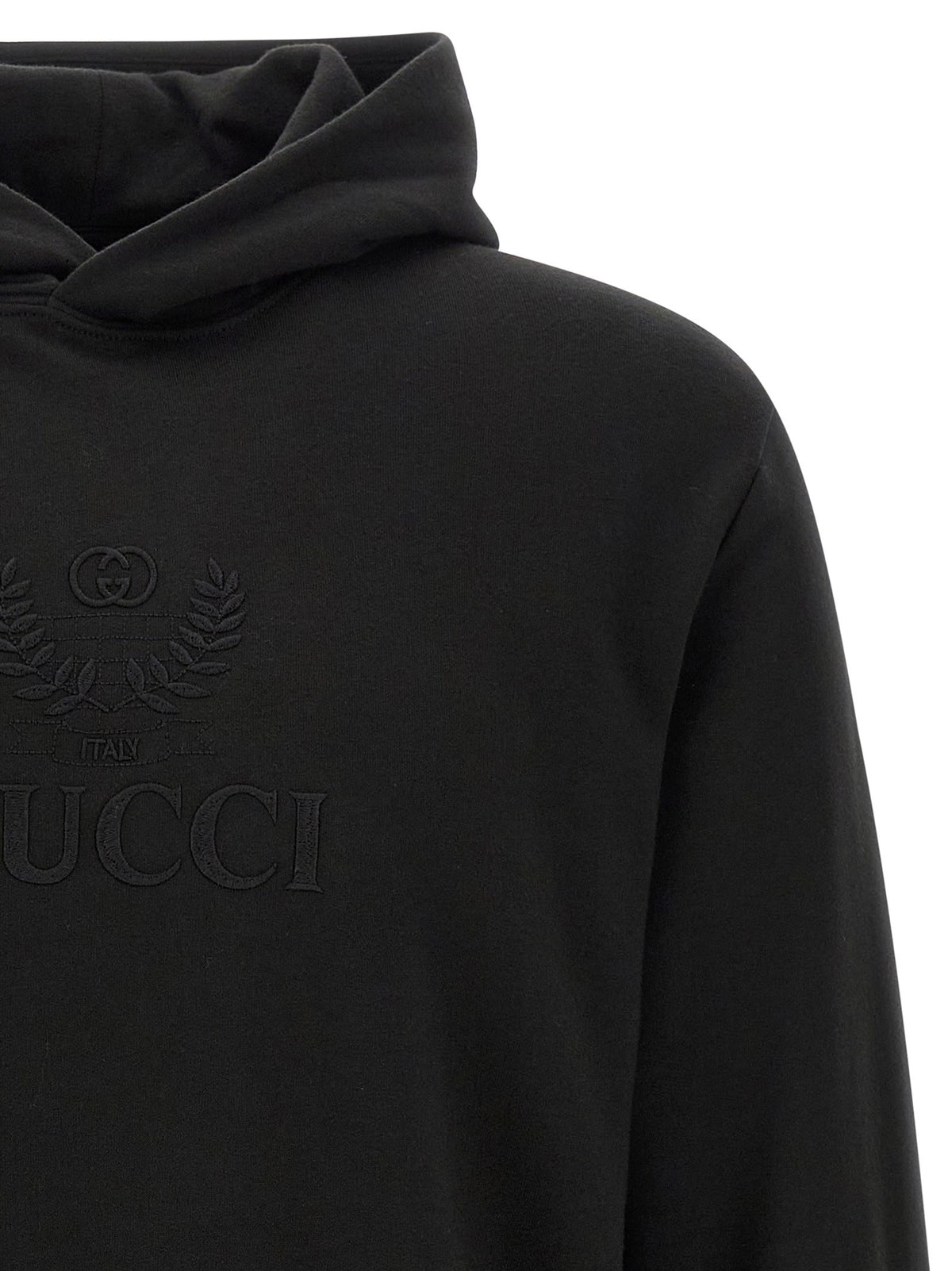 Cashmere jersey hoodie