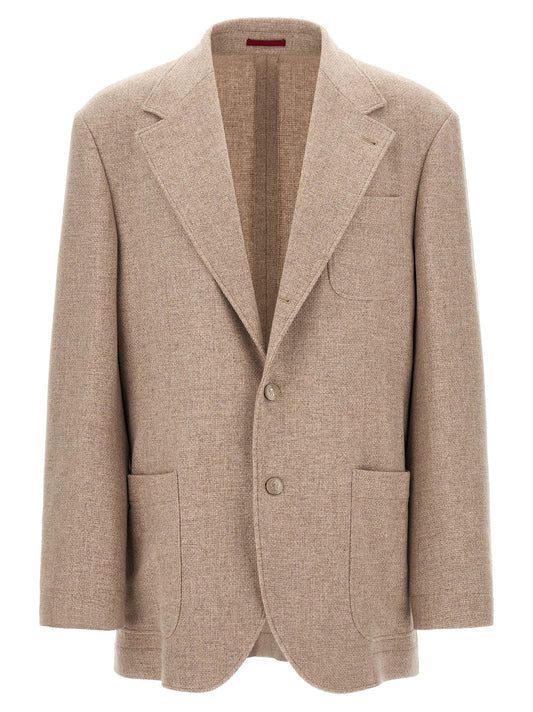 Cashmere panama blazer