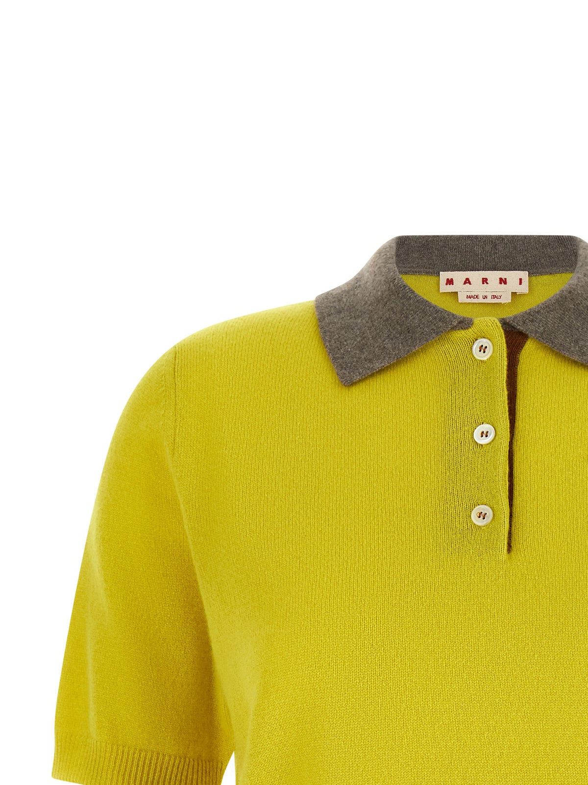 Cashmere polo shirt