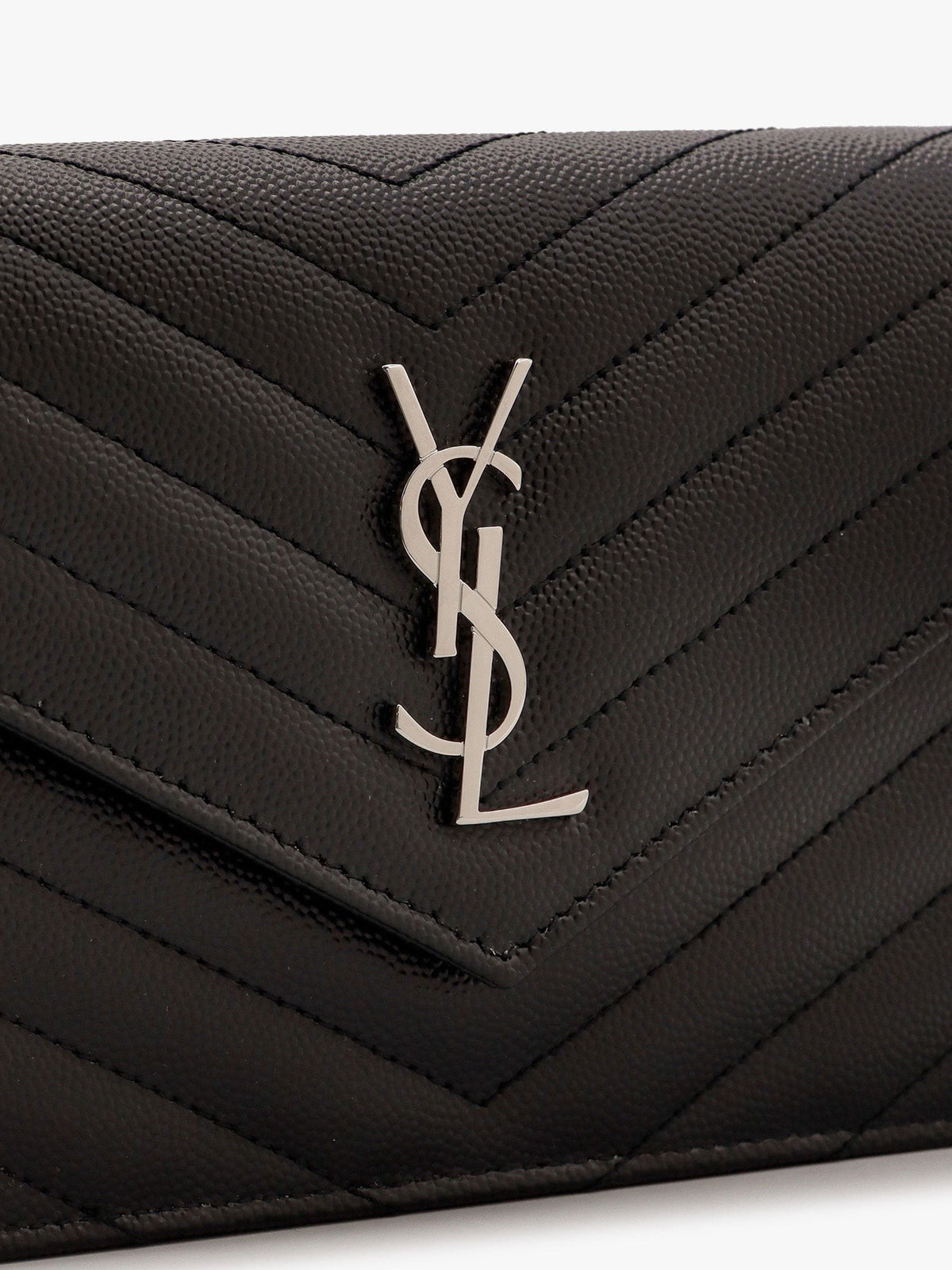 Cassandre Pochette grain-de-poudre leather crossbody bag