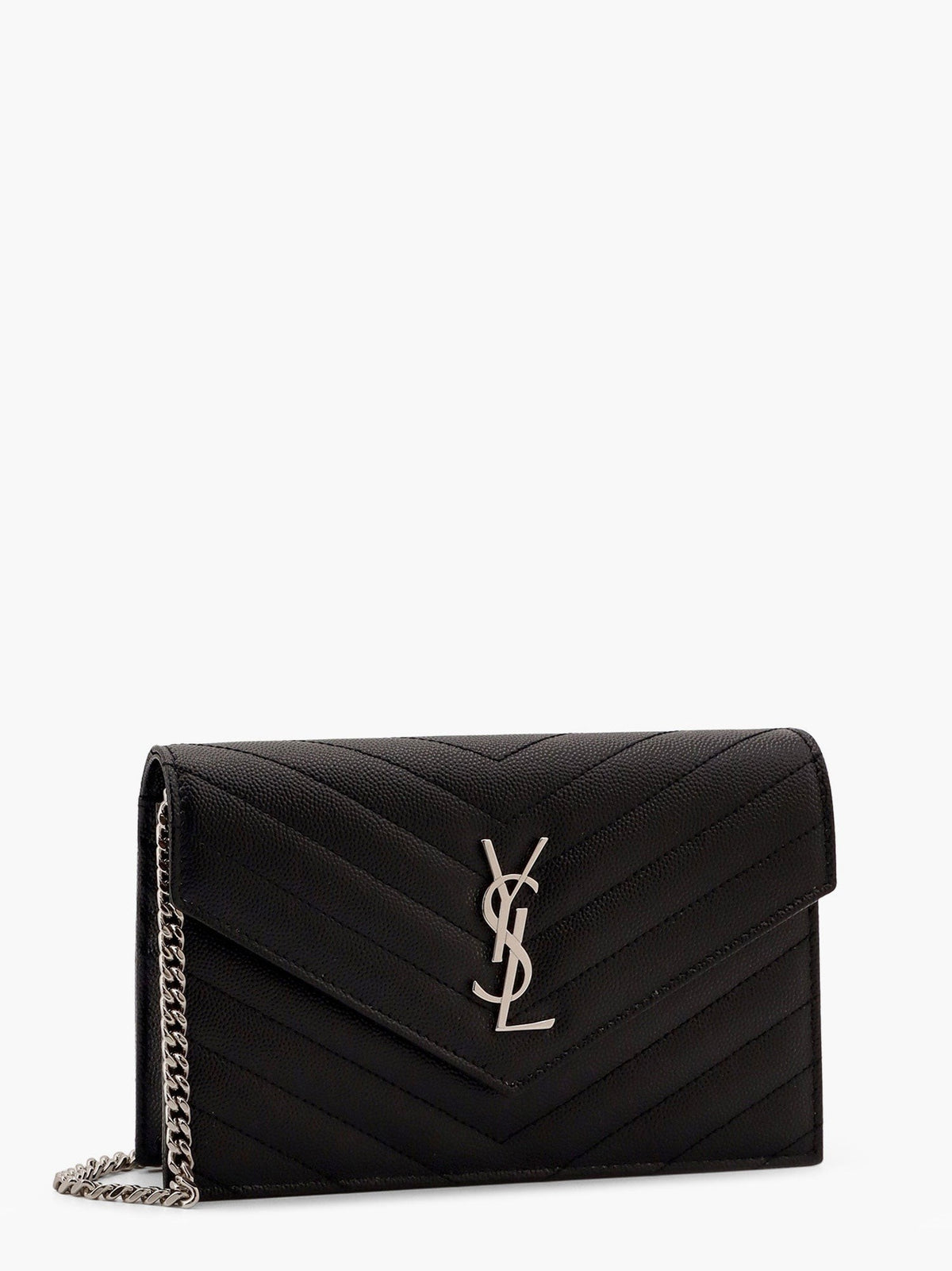 Cassandre Pochette grain-de-poudre leather crossbody bag