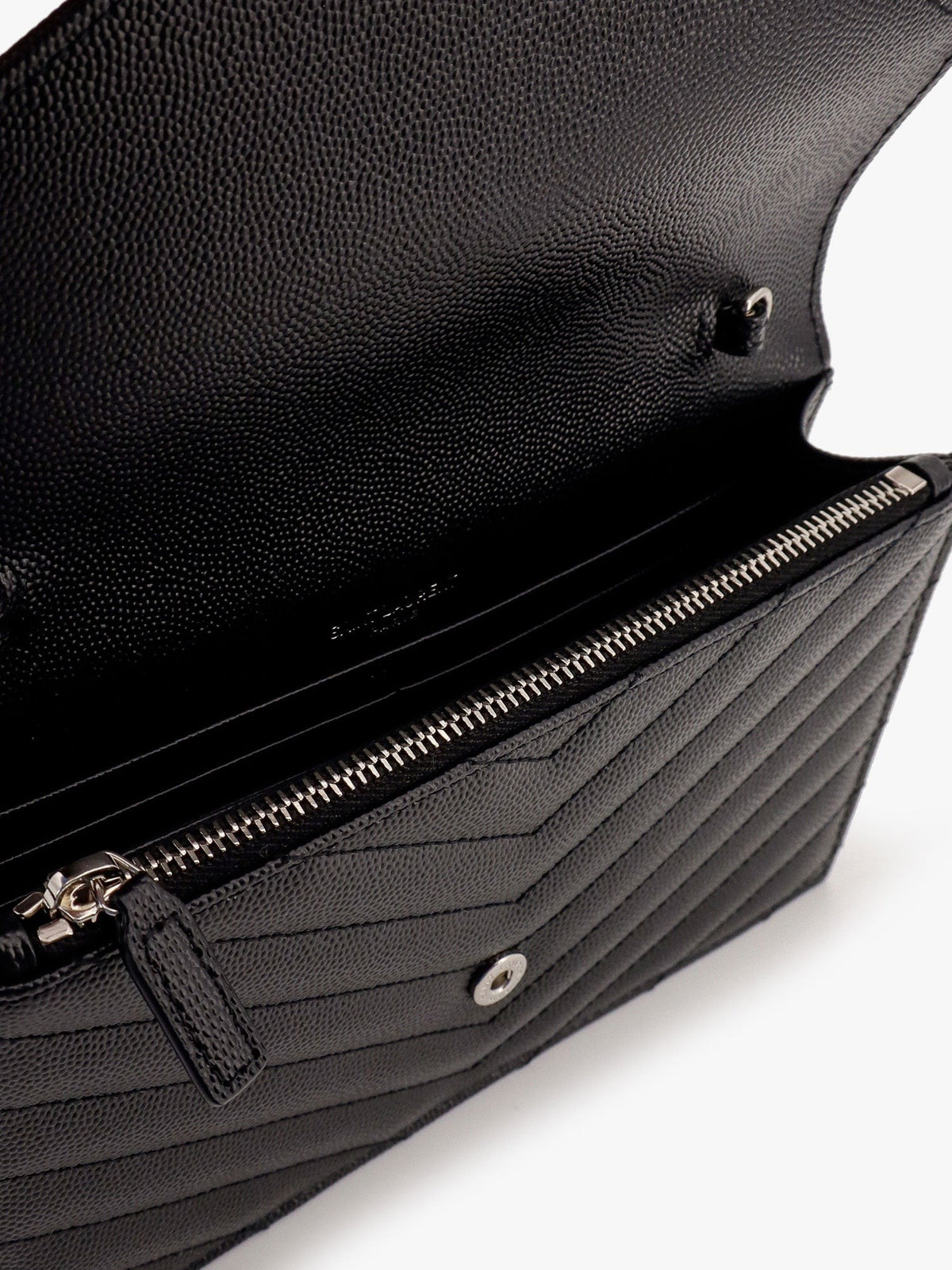 Cassandre Pochette grain-de-poudre leather crossbody bag