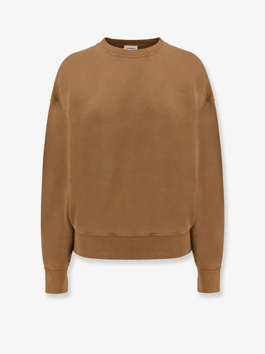 Certified cotton sweatshirt with logoed label