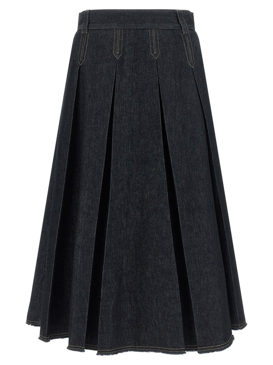 'Charlotte J' denim skirt