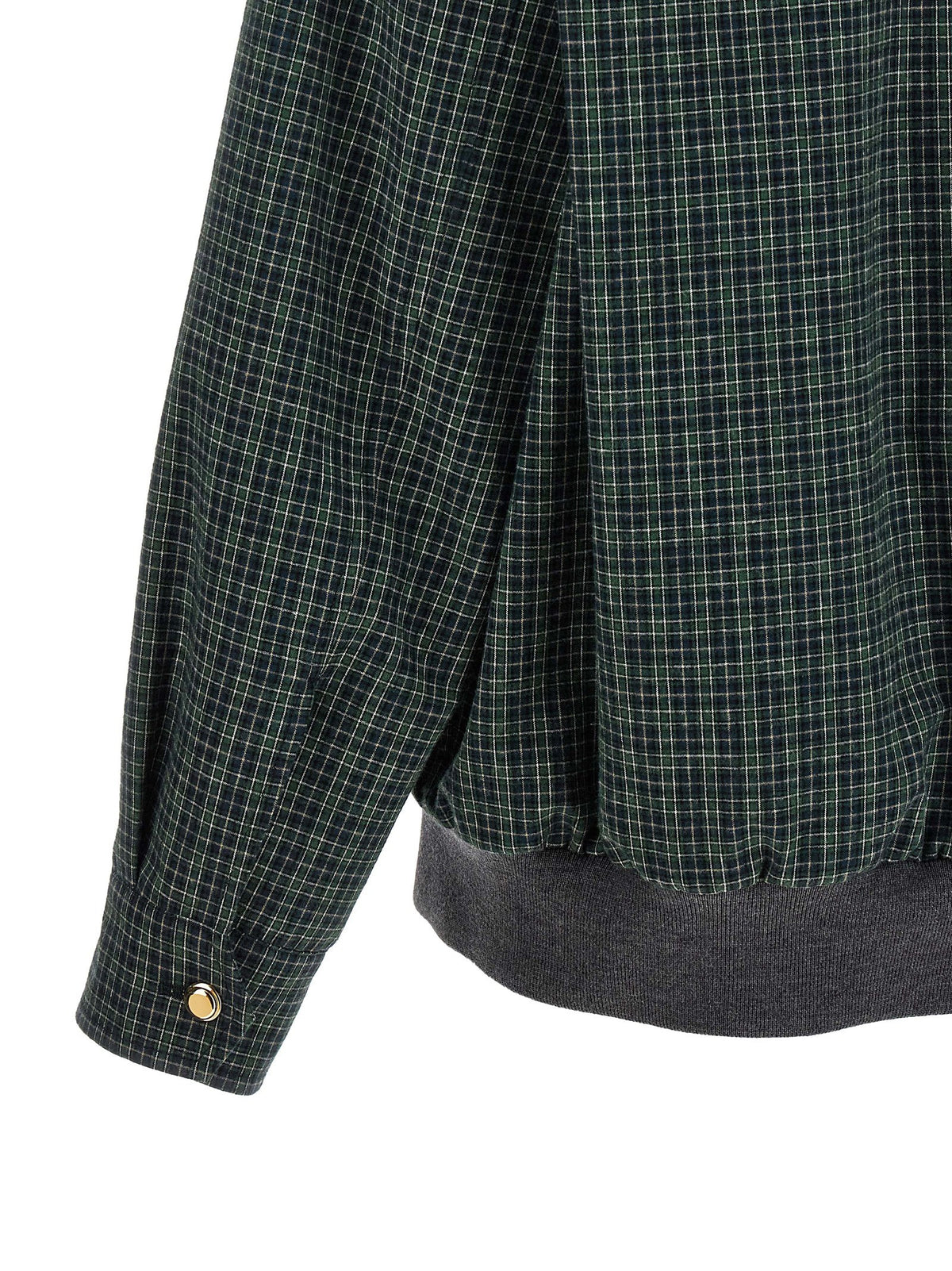 Check cotton blouson