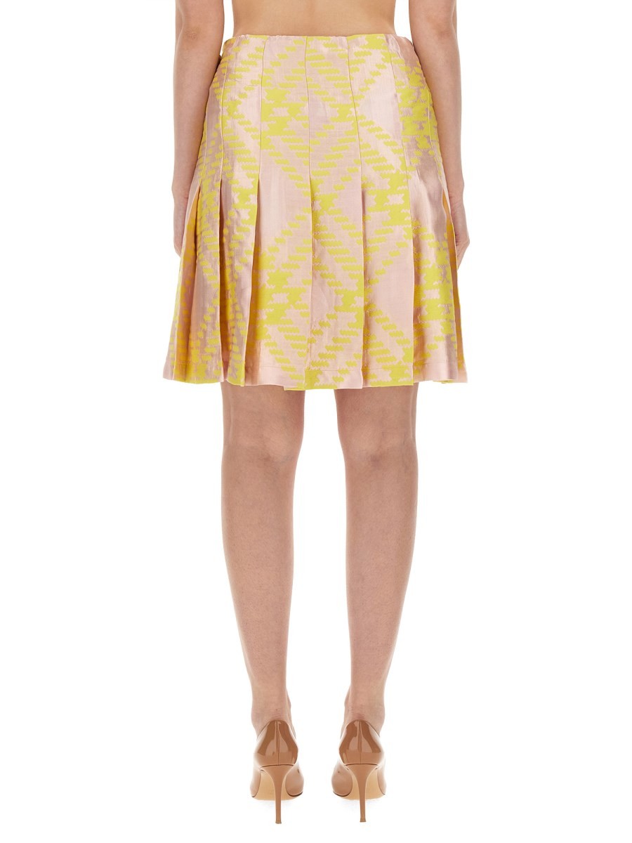 CHECK PATTERN SKIRT