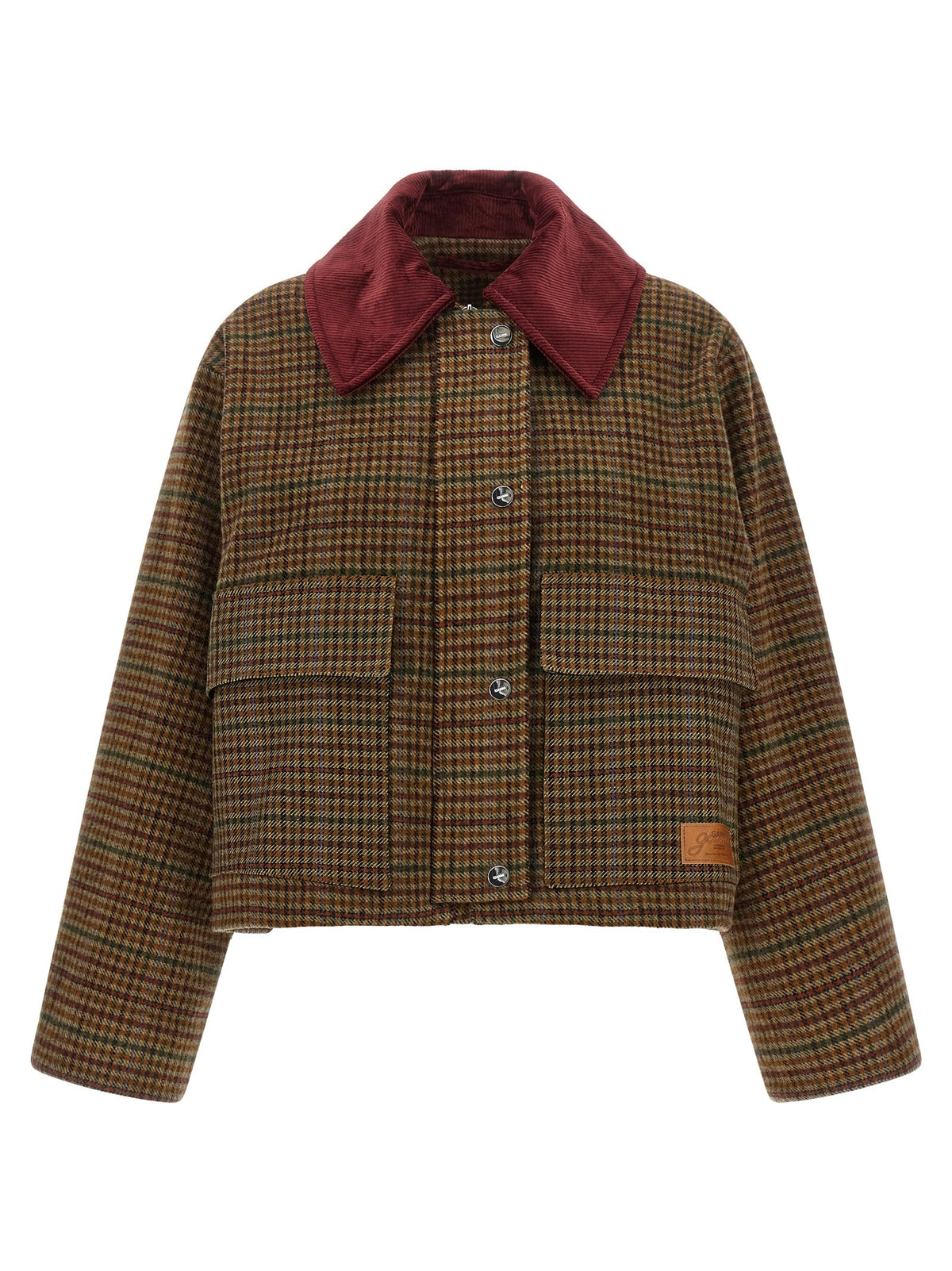 Check twill jacket