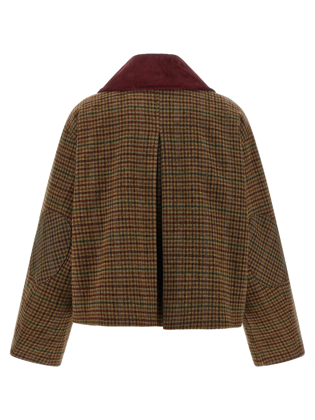 Check twill jacket