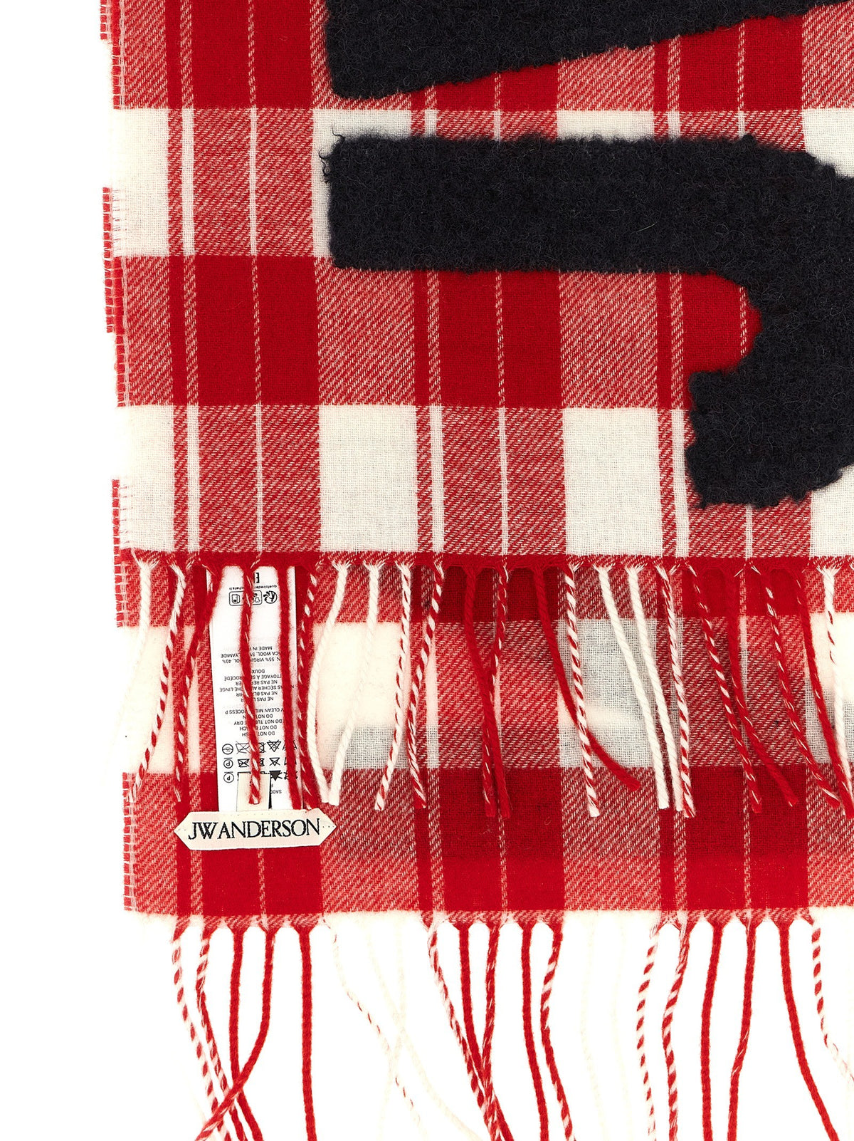 'Checkered Logo' scarf