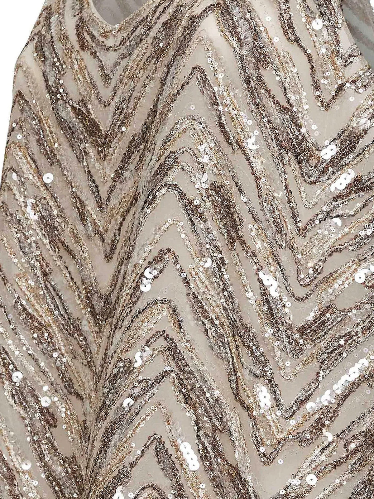 Chevron Sequin Top