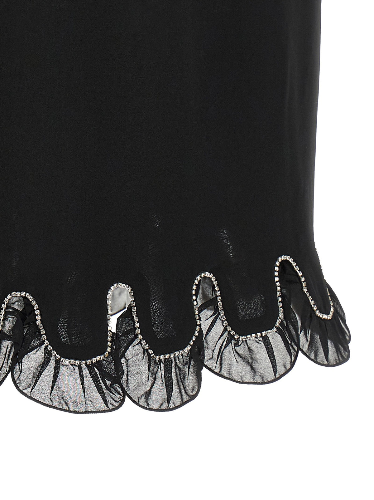 Chiffon flounces skirt
