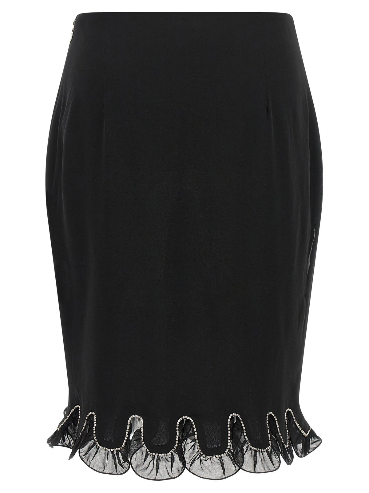 Chiffon flounces skirt