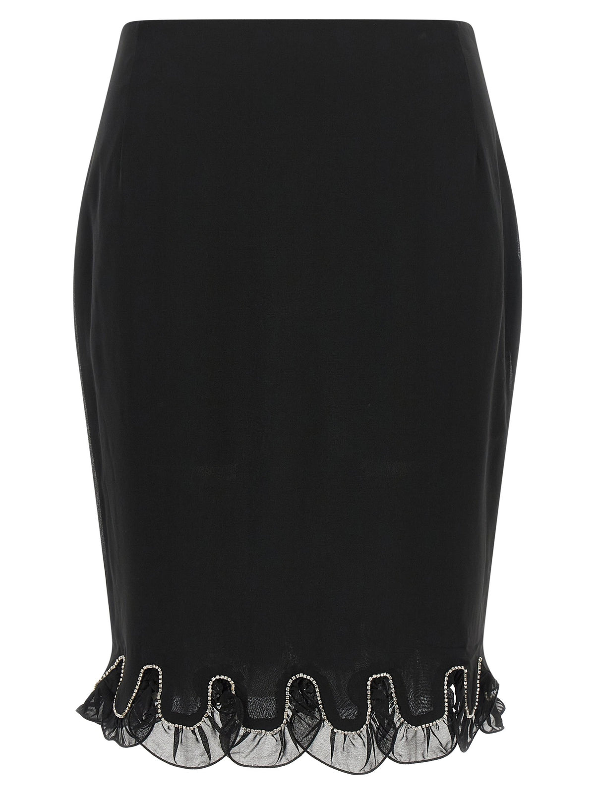 Chiffon flounces skirt
