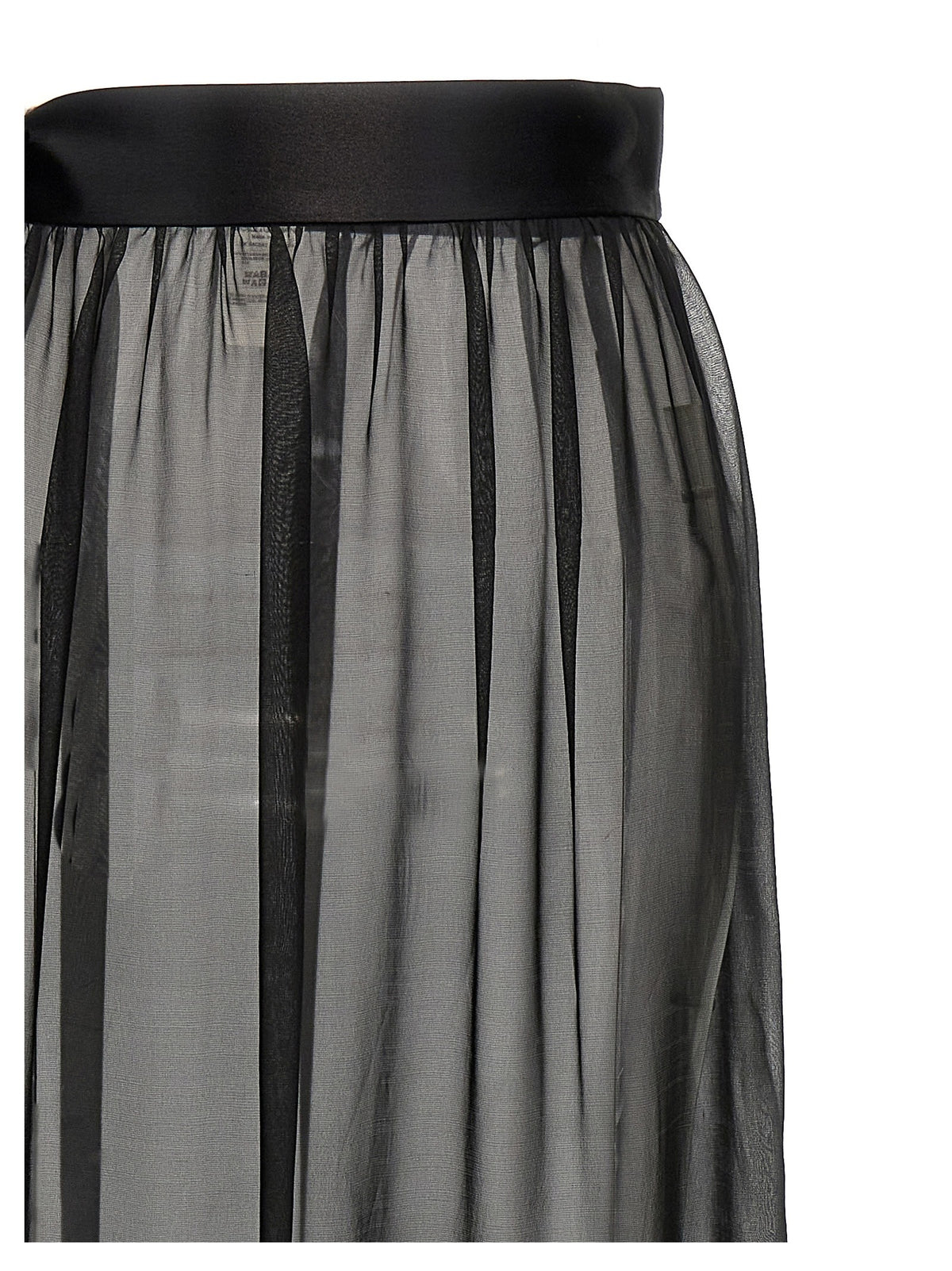 Chiffon long skirt