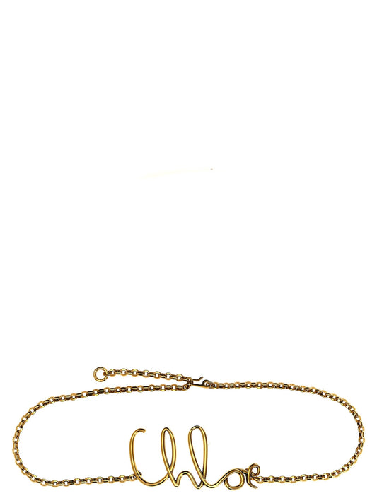 Chloé Iconic brass belt