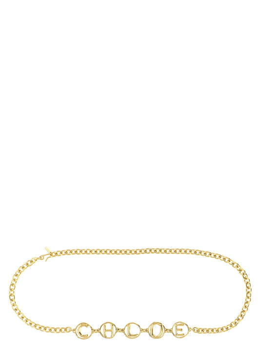 'Chloé Script' jewel belt