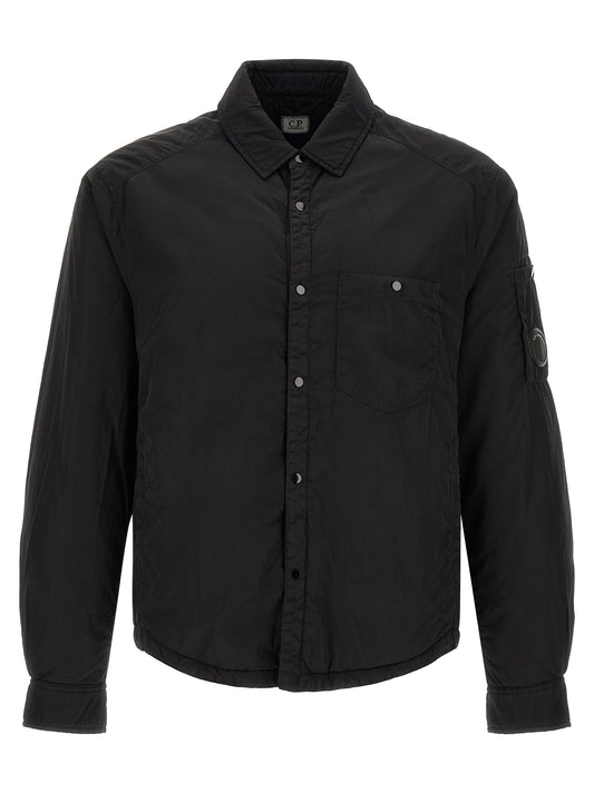'Chrome-R Padded Button' overshirt
