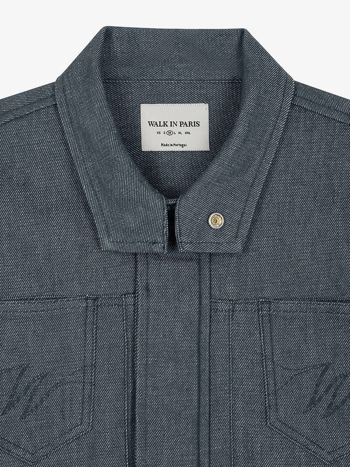 City Messenger Uniform blue denim jacket