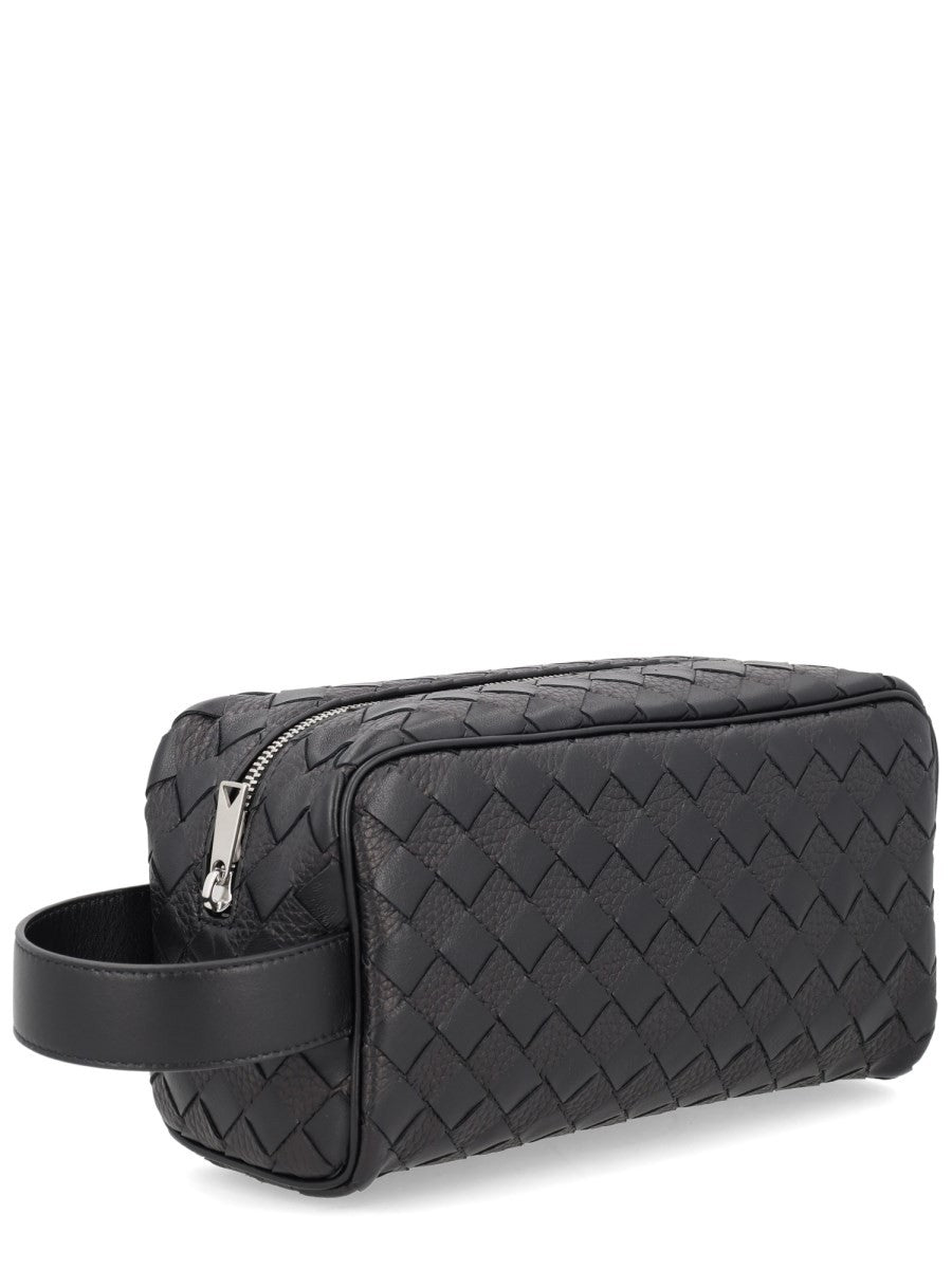 CLUTCH BAG WITH WOVEN PATTERN