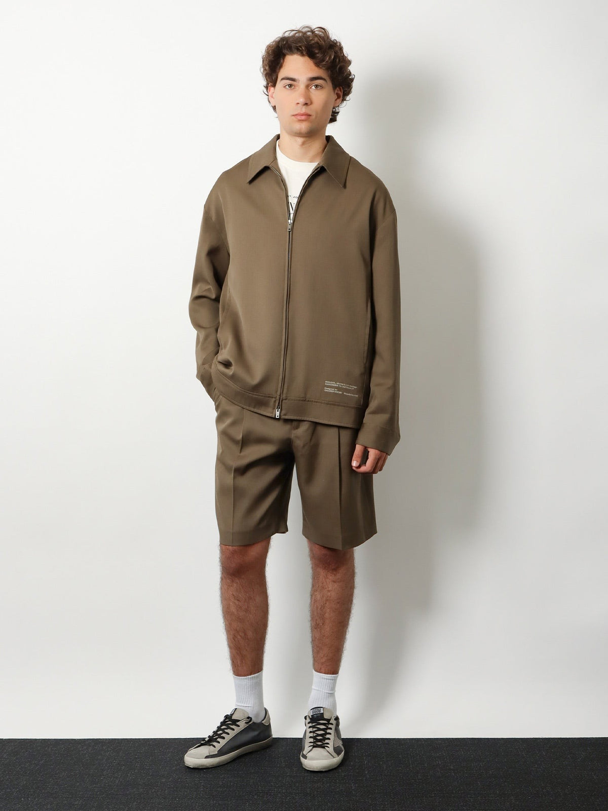 Coach wool and cotton jacket